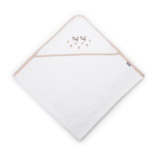 Ręcznik dziecięcy z kapturem Naf Naf Stars, 100x100 cm