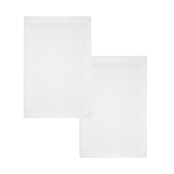 Białe bawełniane ręczniki kąpielowe frotte zestaw 2 szt. 90x140 cm Anti-Bacterial – Catherine Lansfield