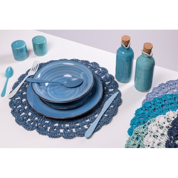 Plastikowe maty stołowe zestaw 6 szt. ø 38 cm Uncinetto – VDE Tivoli 1996-image-2