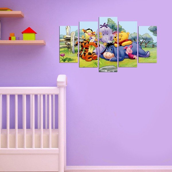 Obraz 5-częściowy Winnie the Pooh-image-1