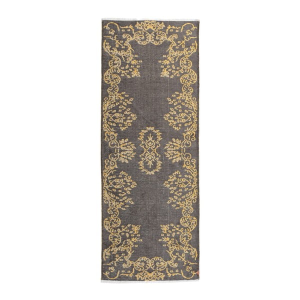 Szarożółty dywan dwustronny Halimod Tranna, 75x200 cm