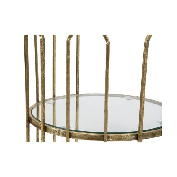 Okrągły stolik ze szklanym blatem ø 35 cm Tunisi – Mauro Ferretti-image-4