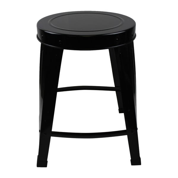 Czarny stołek HouseVitamin® Metal