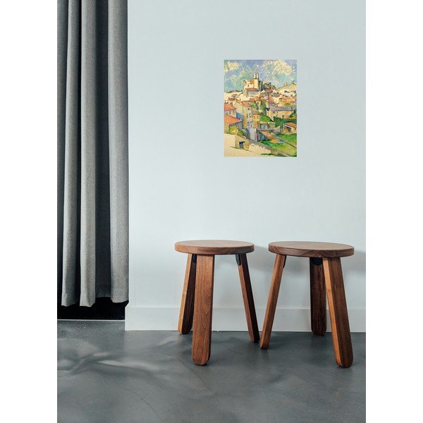 Obraz – reprodukcja 30x40 cm Gardanne, Paul Cézanne – Fedkolor-image-1
