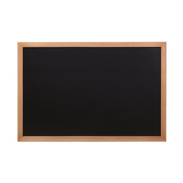Lakierowana drewniana tablica z kredowym flamastrem i zestawem montażowym Securit® Teak, 60x80 cm