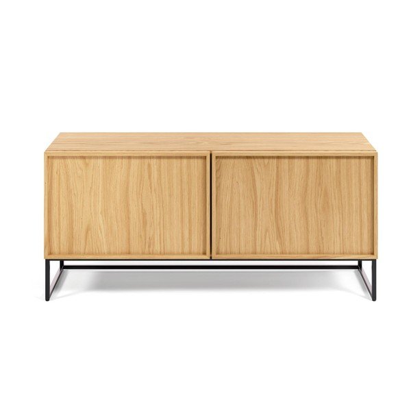 Szafka pod TV w dekorze dębu w naturalnym kolorze 112x51x42 cm Taiana – Kave Home