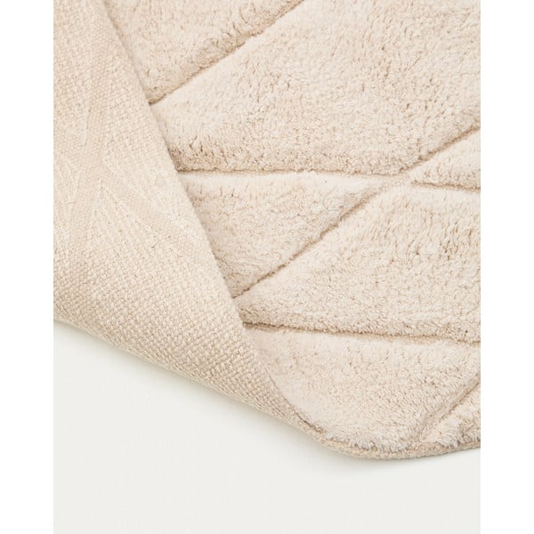 Beżowy dywanik łazienkowy 50x70 cm Nyana – Kave Home-image-3