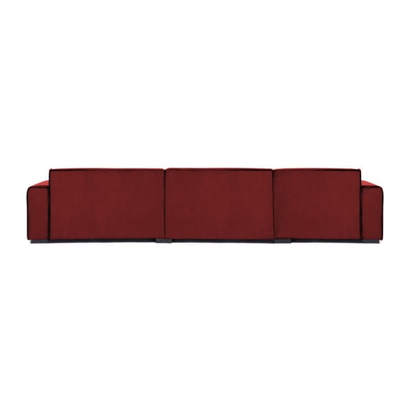 Burgundowa lewostronna 3-osobowa sofa narożna Vivonita Cloud Burgundowa Red-image-3