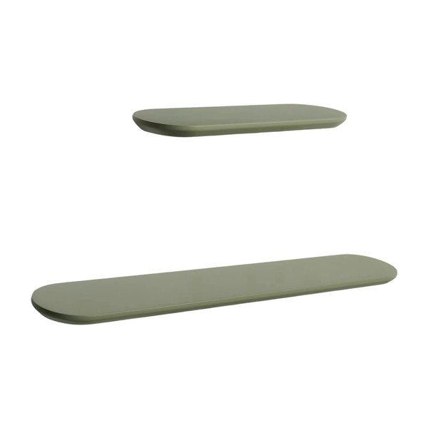 Zielone półki zestaw 2 szt. 55 cm Arely – Kave Home