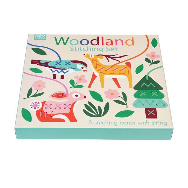 Zestaw kreatywny Stitching set Woodland – Rex London-image-2