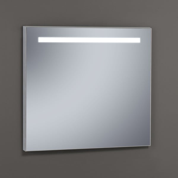 Lustro z oświetleniem LED Miroir, 80x80 cm