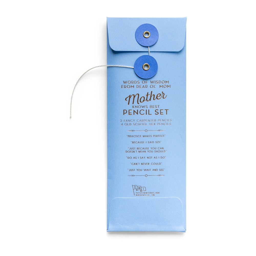 Przybory do pisania zestaw 6 szt. Mother Knows Best – DesignWorks Ink (zdjęcie 3)