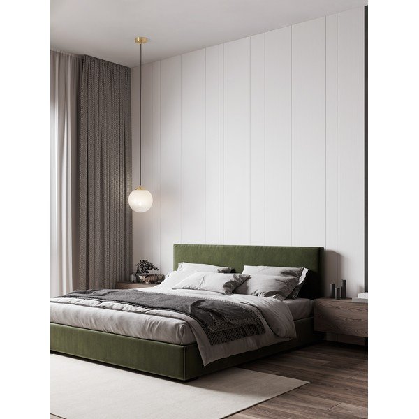 Biała/w kolorze złota szklana lampa wisząca ø 20 cm Vita – Nova Luce-image-1