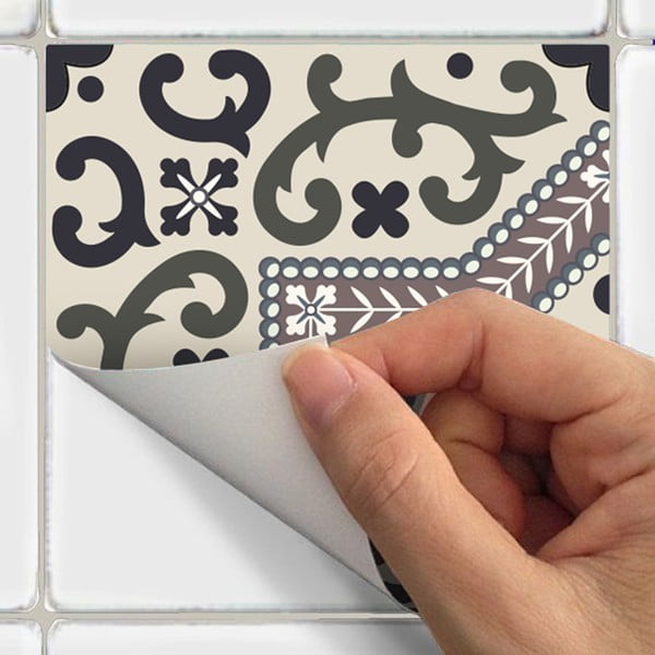 Zestaw 60 naklejek Ambiance Tango, 120x200 cm-image-1