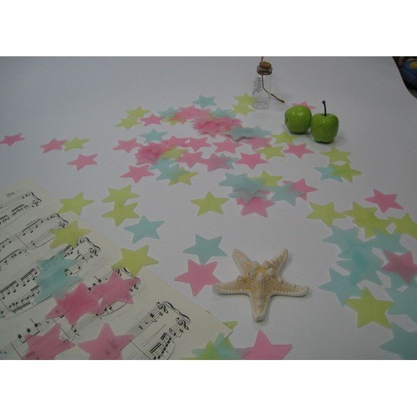 Komplet 100 świecących gwiazdek Ambiance Stars-image-1