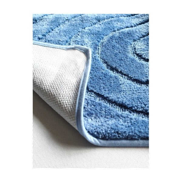 Niebieski dywanik łazienkowy 50x80 cm – JAHU collections-image-1