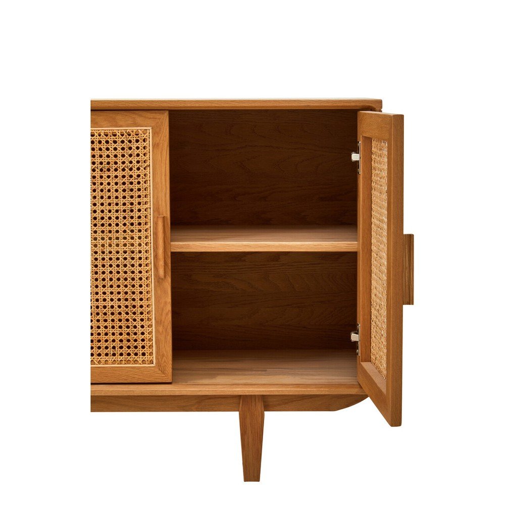 Komoda z litego drewna dębowego w naturalnym kolorze Lyon – Premier Housewares (zdjęcie 5)