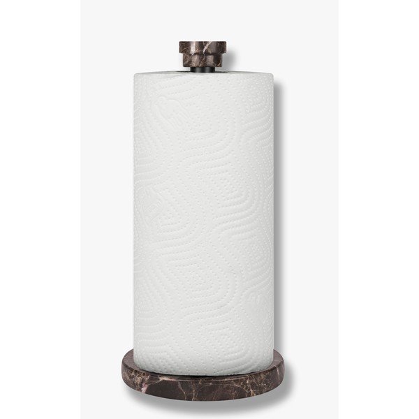 Ciemnobrązowy marmurowy stojak na ręczniki kuchenne ø 12,5 cm Marble – Mette Ditmer Denmark-image-1