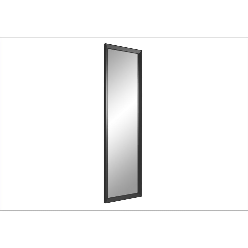 Lustro ścienne w czarnej ramie Styler Paris, 42x137 cm