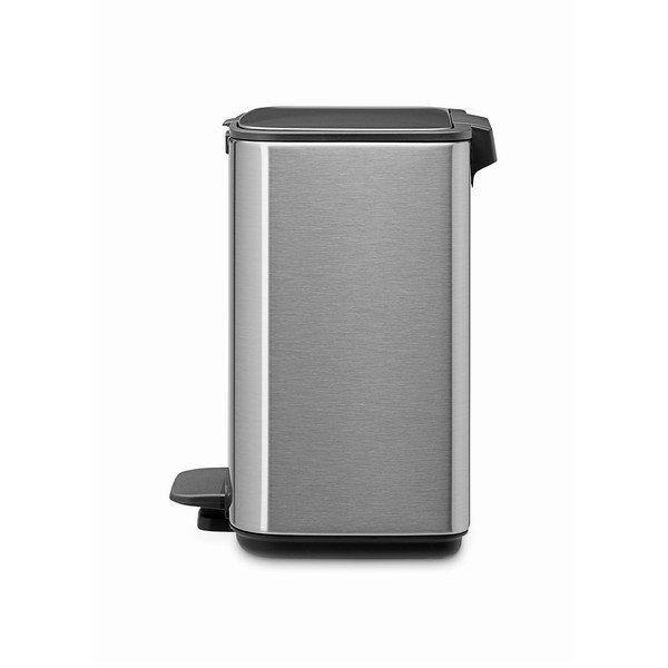 Stalowy kosz na śmieci z pedałem w kolorze matowego srebra 4 l Bo – Brabantia-image-4