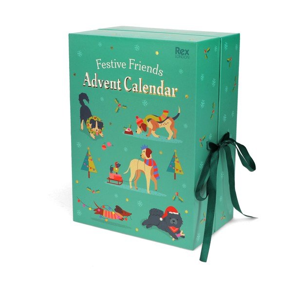 Kalendarz adwentowy 37,5 cm Festive Friends – Rex London-image-2