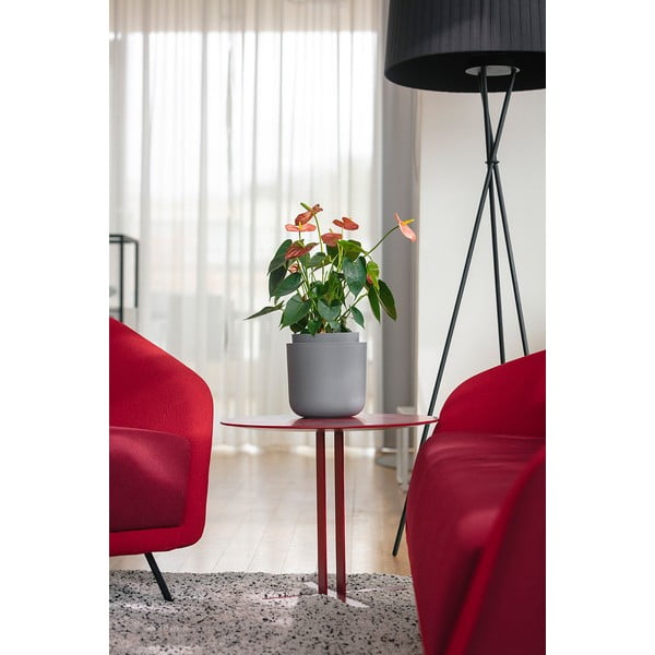 Szara doniczka z systemem nawadniania Plastia Tolita, ø 19 cm-image-2