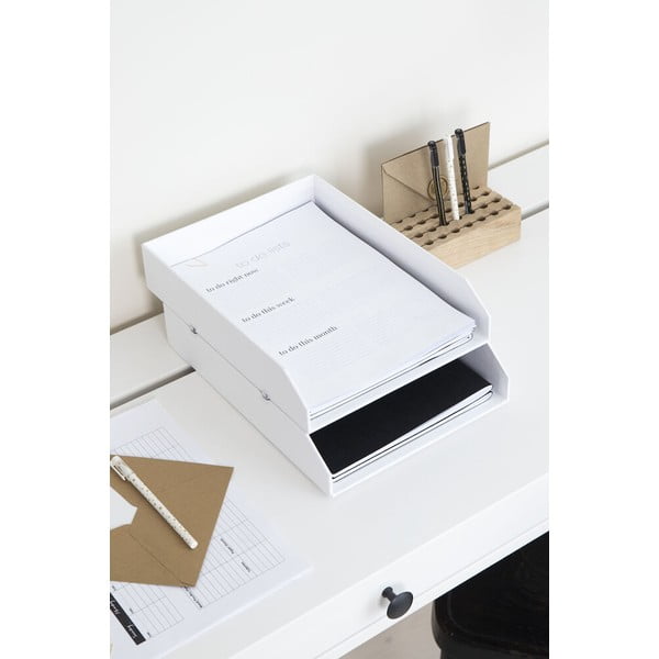 Kartonowe organizery na dokumenty  zestaw 2 szt. Hakan – Bigso Box of Sweden-image-1