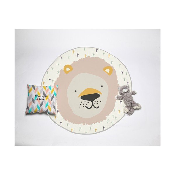 Dywan dla dzieci Little Nice Things Lion, ⌀ 120 cm-image-3