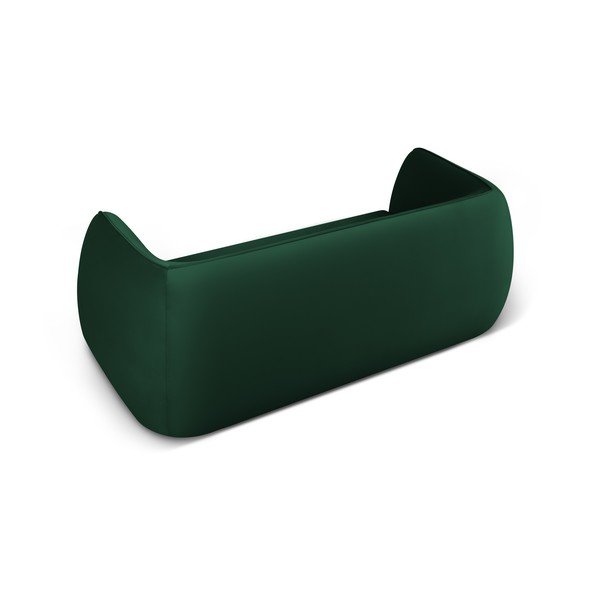 Zielona aksamitna sofa 190 cm Lando – Micadoni Home-image-3