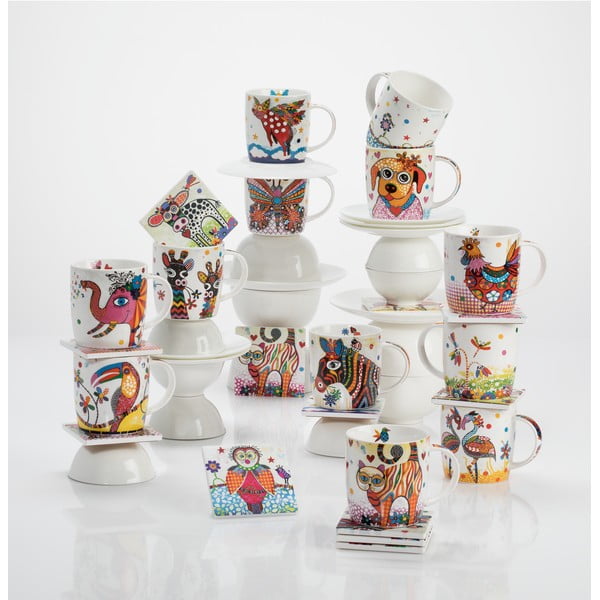 Kubek porcelanowy Maxwell & Williams Smile Style Boobook, 400 ml-image-1