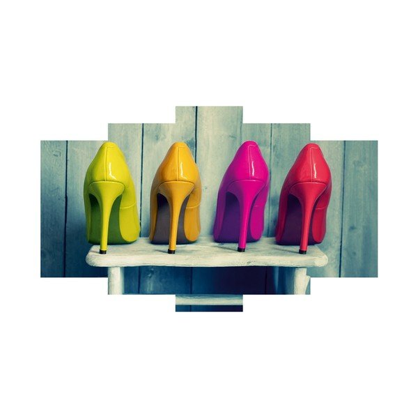 Pięcioczęściowy obraz Heels
