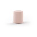 Jasnoróżowy puf dziecięcy z materiału bouclé MOON – Vipack