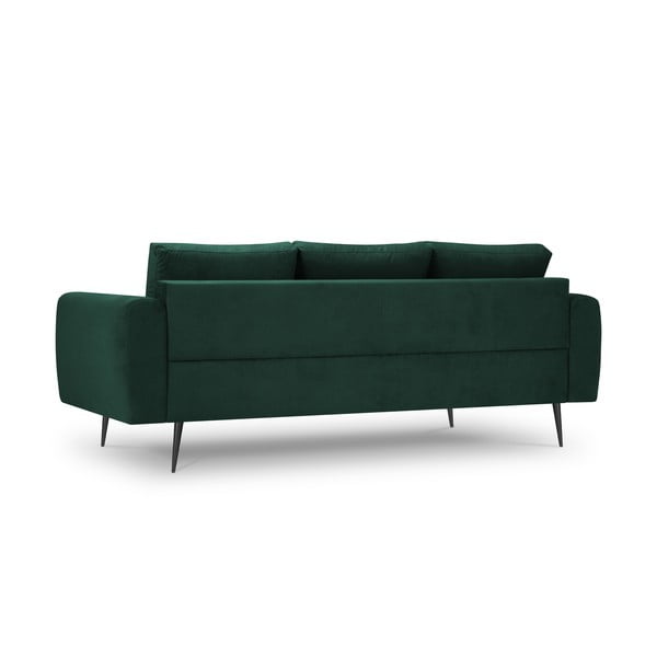 Ciemnozielona sofa z aksamitnym obiciem Interieurs 86 Octave-image-3