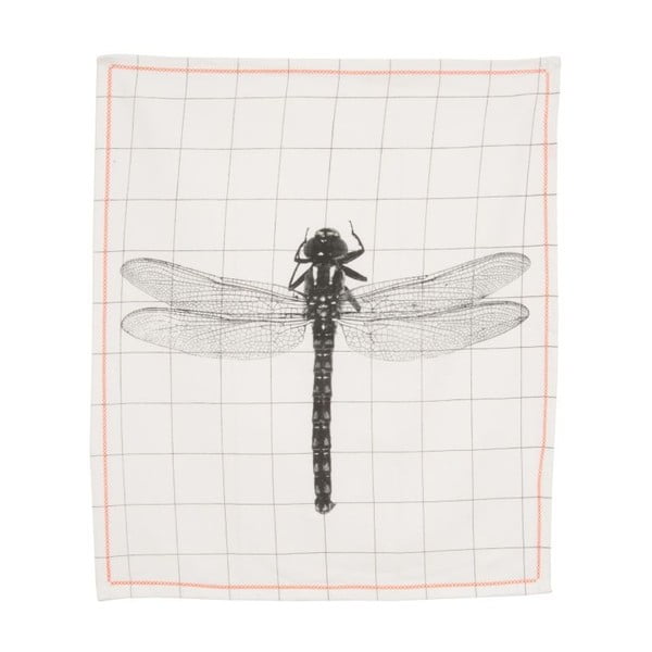 Ścierka kuchenna Grid Dragonfly, 55x65 cm