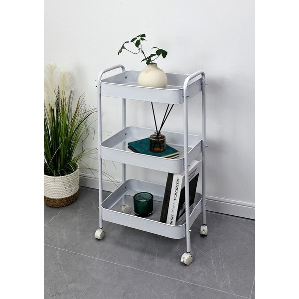 Metalowy barek na kółkach 29,5x41 cm Leiky – Yes Everyday-image-1