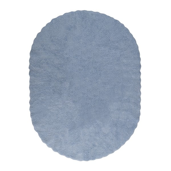 Niebieski dywan bawełniany Happy Decor Kids Blonda, 160x120 cm