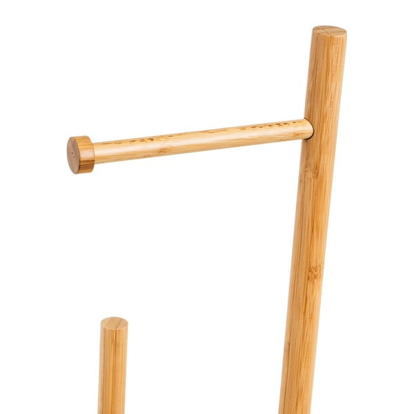 Bambusowy stojak na papier toaletowy – Casa Selección-image-1