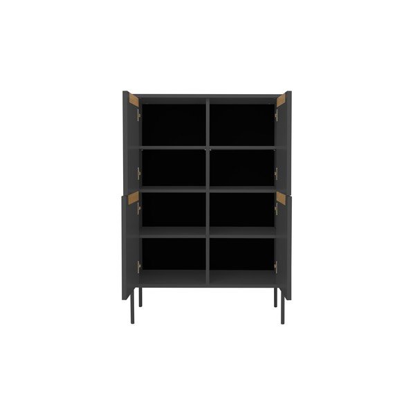 Czarna komoda Tenzo Switch, 90x128 cm-image-4