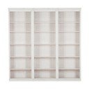 Biały regał z litego drewna sosnowego 222x223 cm Anita – Støraa