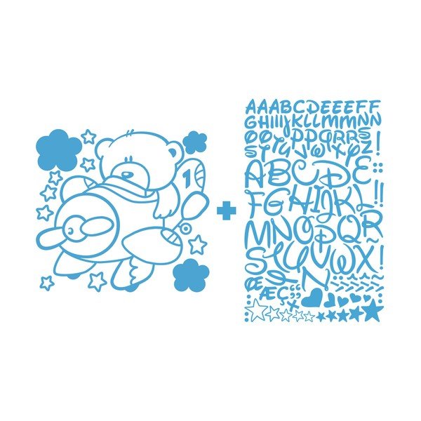 Zestaw samoprzylepnych literek Ambiance Teddy Bear-image-2
