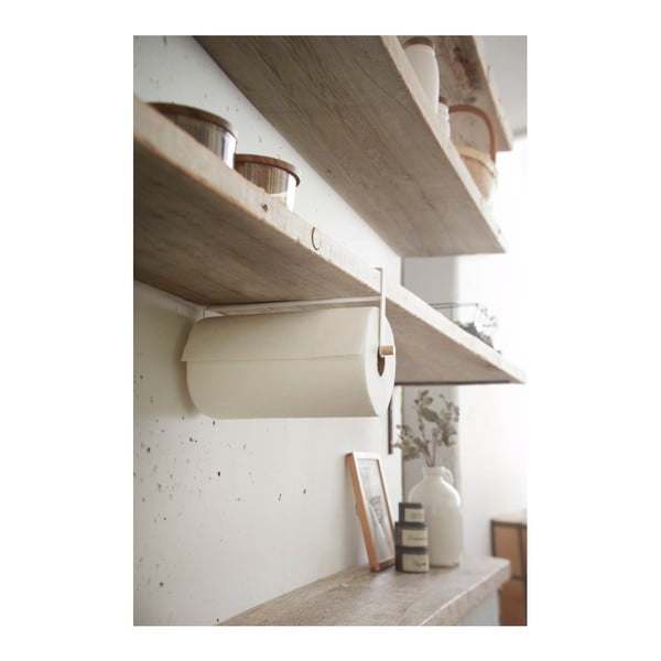 Biały uchwyt na ręczniki papierowe YAMAZAKI Tosca-image-2