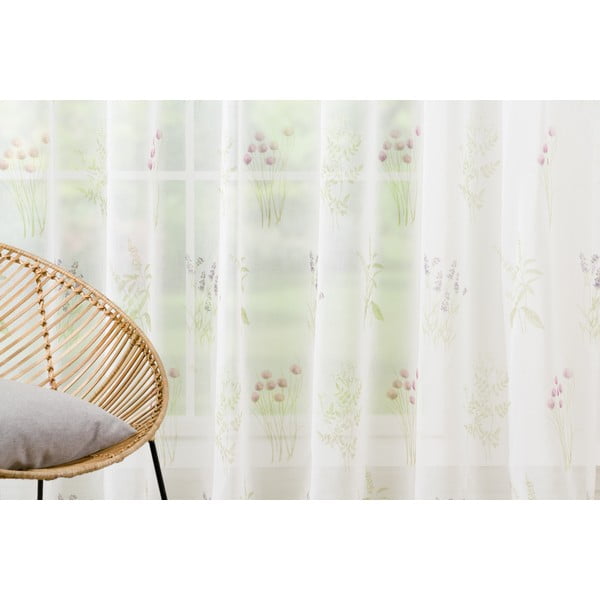 Kremowa firanka 400x245 cm Felicity – Mendola Fabrics