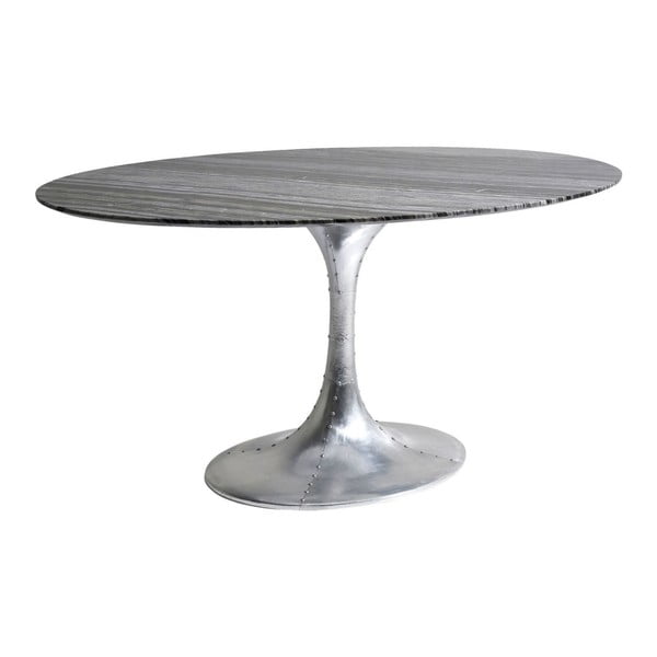 Stół z marmurowym blatem Kare Design Invitation, 160x100 cm