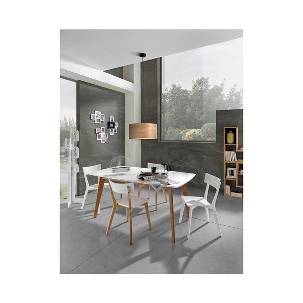 Komplet 2 białych krzeseł Tomasucci Kyra-image-4