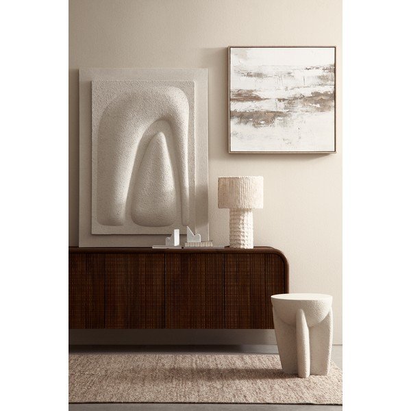 Obraz z ręcznie malowanymi elementami z ramą w zestawie/na płótnie 85x85 cm Bold – Bizzotto-image-1