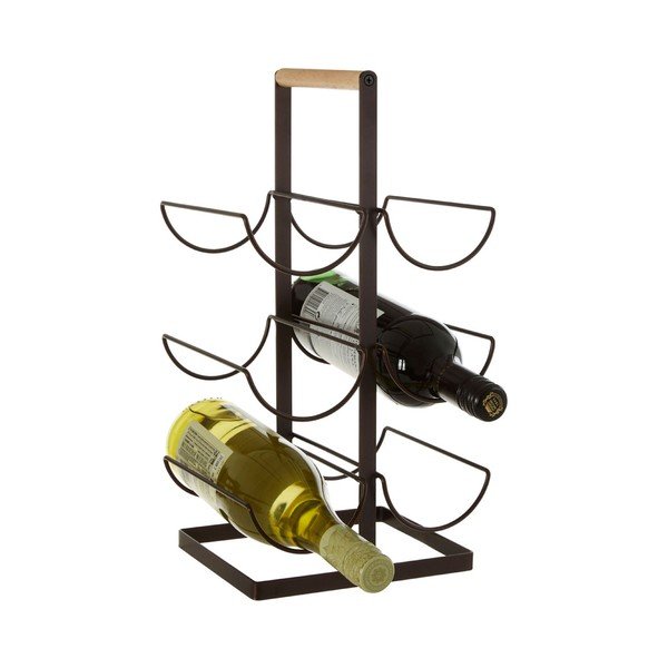 Metalowy stojak na wino liczba butelek 6 Vertex – Premier Housewares-image-3