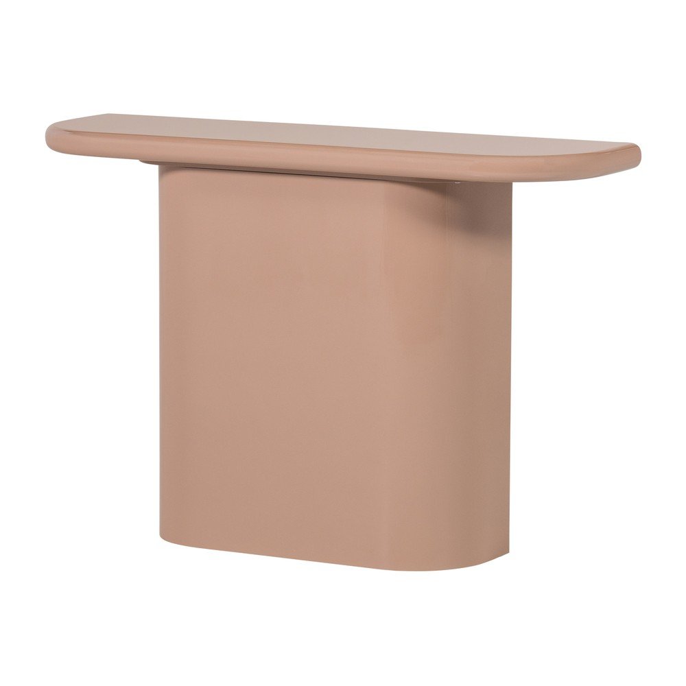 Jasnoróżowa konsola z połyskiem 30x120 cm Nocta – WOOOD