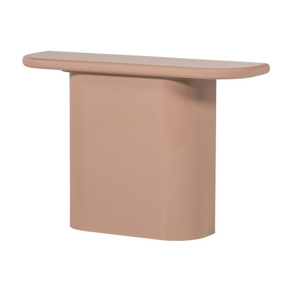 Jasnoróżowa konsola z połyskiem 30x120 cm Nocta – WOOOD