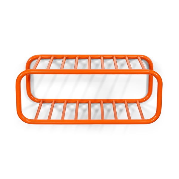 Pomarańczowa metalowa wisząca szafka na buty 72x28x35 cm Retro – Spinder Design-image-2