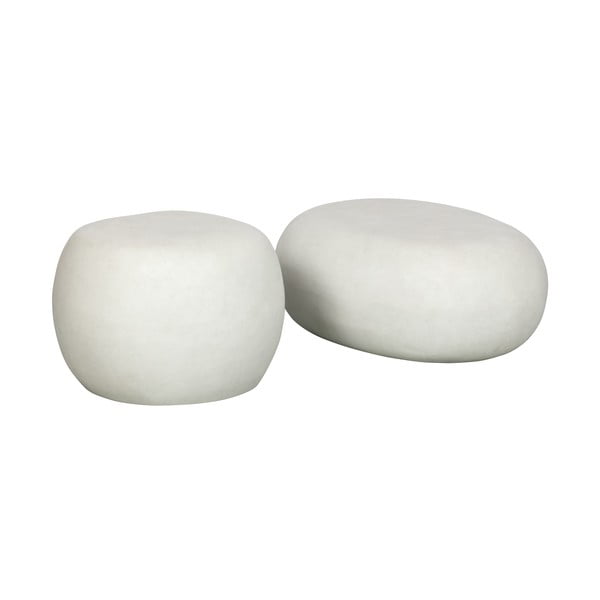 Biały stolik 49x65 cm Pebble – vtwonen-image-2